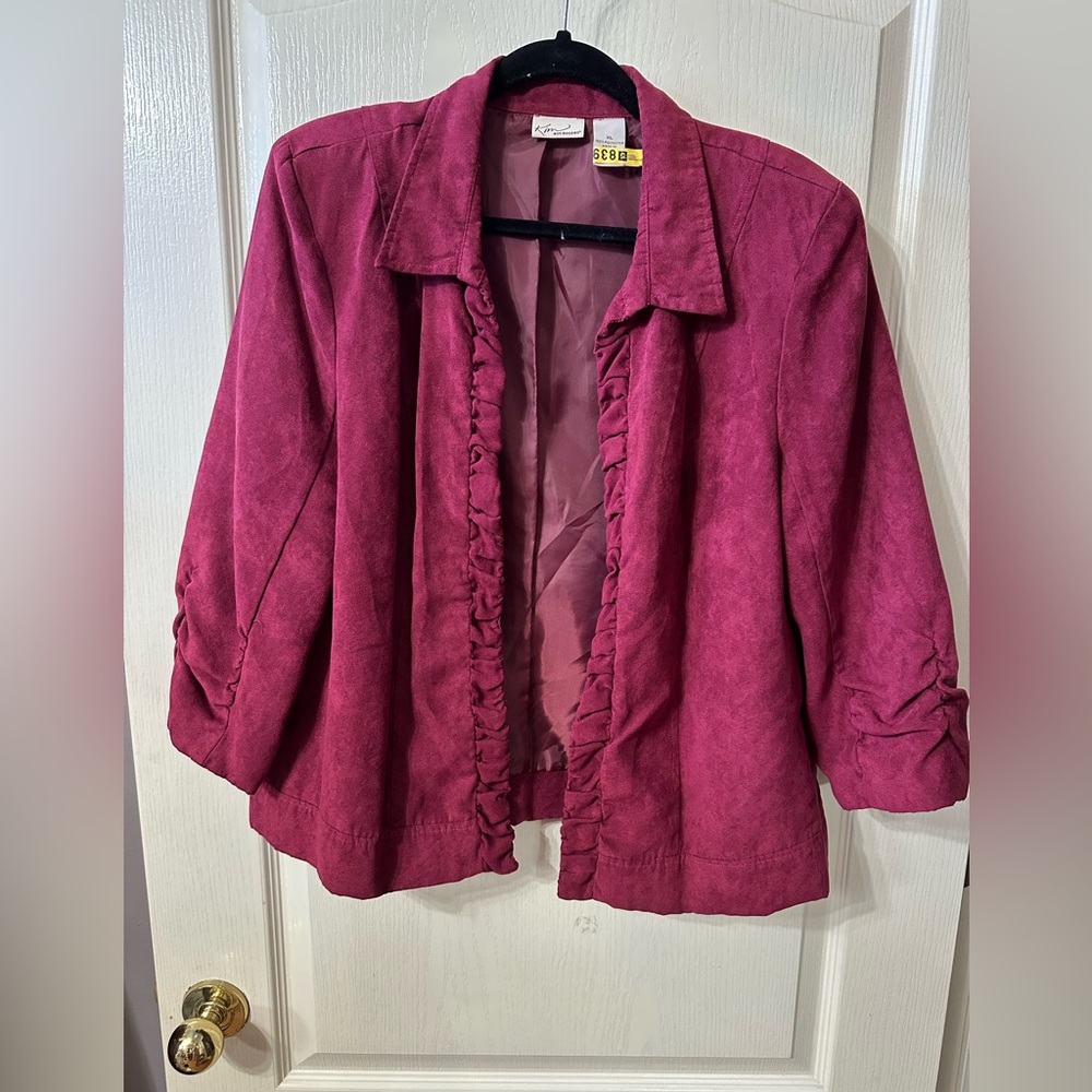 Kim Rogers Women's Ruffled Jacket